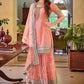 designer pink sharara